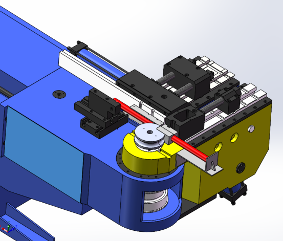 What is a semi-automatic pipe bending machine