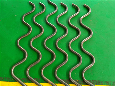 Wave shape pipe bending