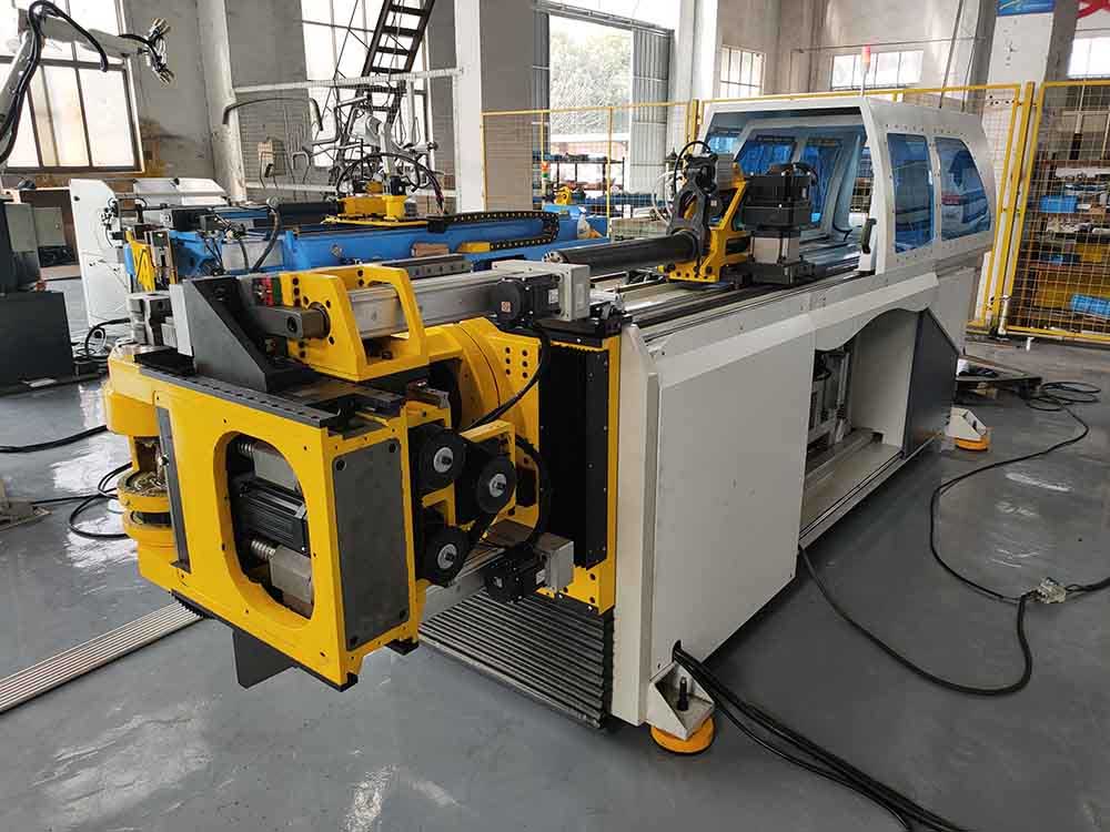 Electric CNC tube bending machine deliver to Canada