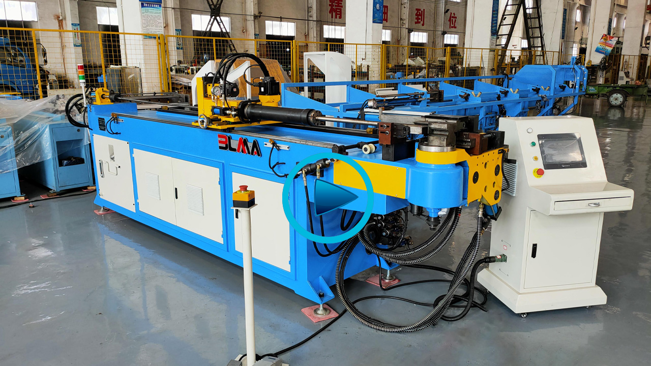 Pipe bending machine produces chairs