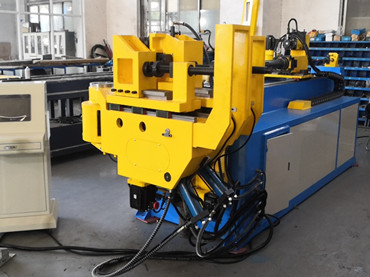 DW63CNC-4A-3SV PLC control pipe bending machine deliver to Korean agent